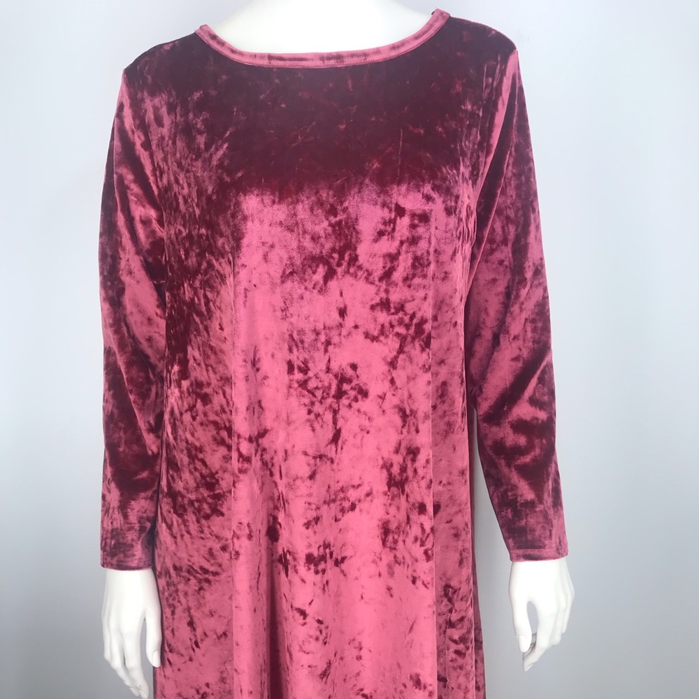 Honey & Lace Piphany Crushed Velvet Brea Dress XL